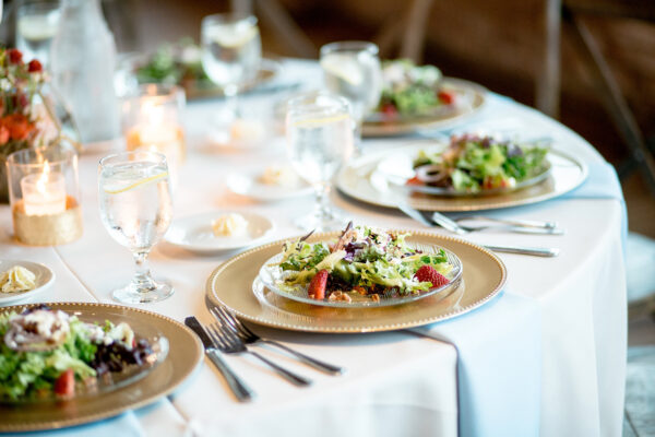 Plated Wedding Reception - Salads