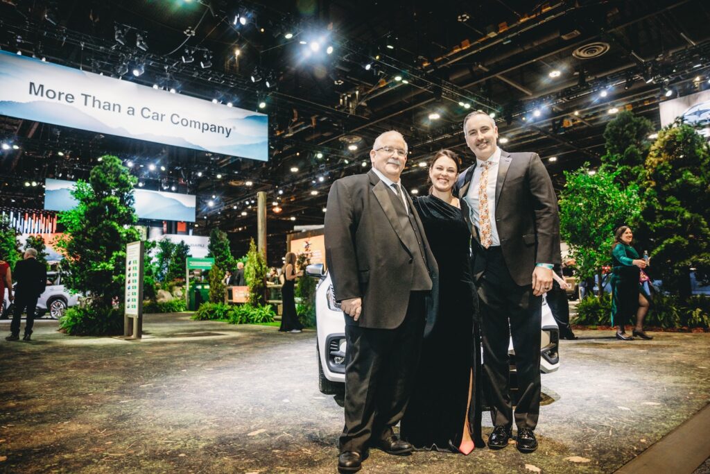 Subaru event catering with Catered By Design President